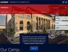 Tablet Screenshot of hartford.uconn.edu
