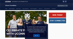 Desktop Screenshot of foundation.uconn.edu