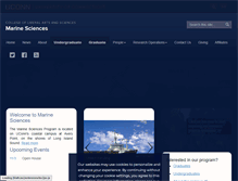 Tablet Screenshot of marinesciences.uconn.edu