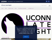 Tablet Screenshot of latenight.uconn.edu