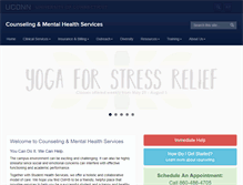 Tablet Screenshot of counseling.uconn.edu