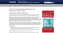 Desktop Screenshot of medialiteracy.education.uconn.edu