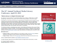 Tablet Screenshot of medialiteracy.education.uconn.edu