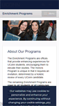 Mobile Screenshot of enrichment.uconn.edu