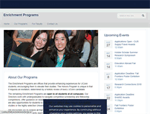 Tablet Screenshot of enrichment.uconn.edu