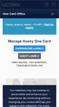 Mobile Screenshot of onecard.uconn.edu