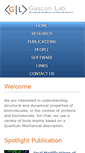 Mobile Screenshot of gascon.chem.uconn.edu