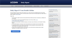 Desktop Screenshot of dailydigest.uconn.edu