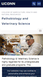 Mobile Screenshot of pathobiology.uconn.edu