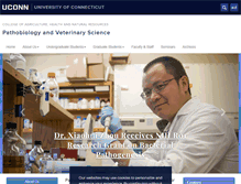 Tablet Screenshot of pathobiology.uconn.edu