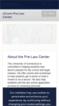 Mobile Screenshot of prelaw.uconn.edu