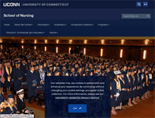 Tablet Screenshot of nursing.uconn.edu