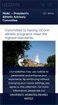 Mobile Screenshot of paac.uconn.edu