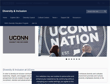 Tablet Screenshot of diversity.uconn.edu