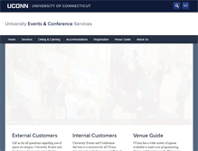 Tablet Screenshot of conferences.uconn.edu