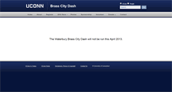 Desktop Screenshot of brasscitydash.uconn.edu