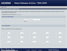 Tablet Screenshot of news.uconn.edu