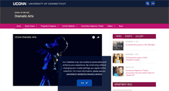 Desktop Screenshot of drama.uconn.edu