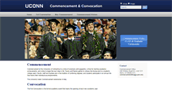 Desktop Screenshot of commencement.uconn.edu